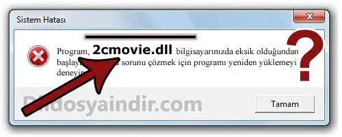 2cmovie.dll hatası