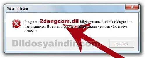 2dengcom.dll hatası