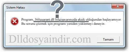 360quarant.dll hatası