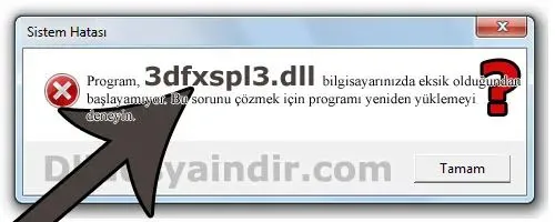 3dfxspl3.dll hatası