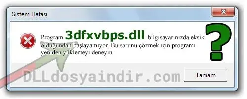 3dfxvbps.dll hatası