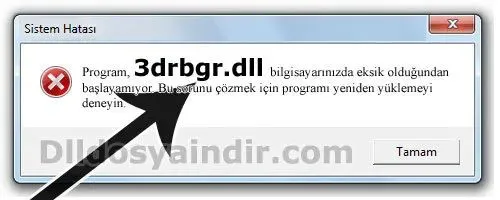 3drbgr.dll hatası