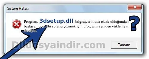 3dsetup.dll hatası