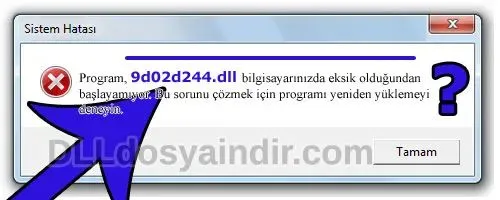 9d02d244.dll hatası