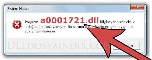 a0001721.dll hatası