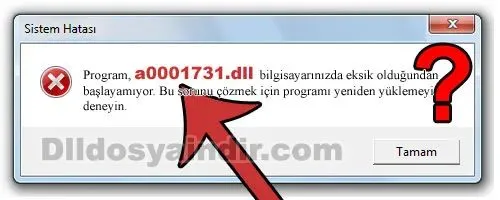 a0001731.dll hatası