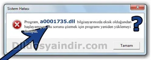 a0001735.dll hatası