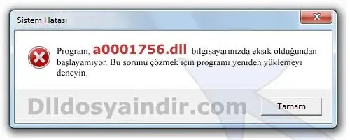 a0001756.dll hatası
