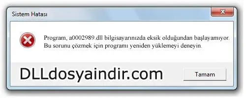 a0002989.dll hatası