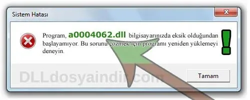 a0004062.dll hatası