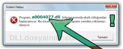 a0004077.dll hatası