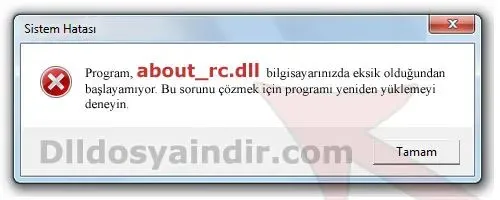 about_rc.dll hatası