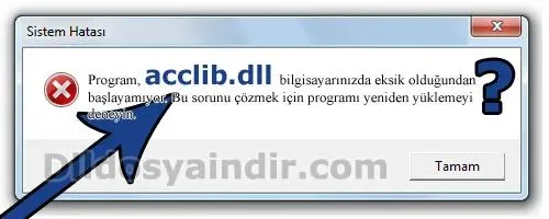 acclib.dll hatası