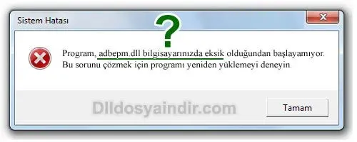 adbepm.dll hatası