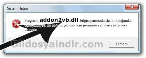 addon2vb.dll hatası