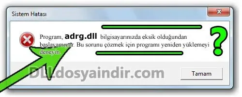 adrg.dll hatası