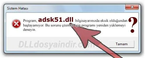 adsk51.dll hatası