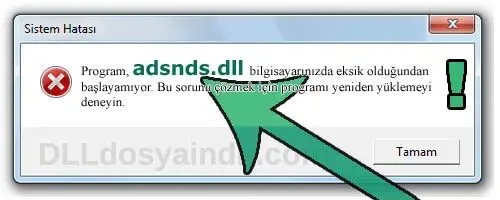 adsnds.dll hatası