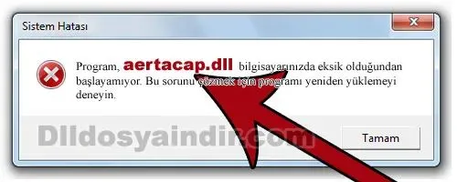 aertacap.dll hatası
