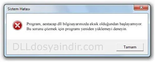 aestacap.dll hatası