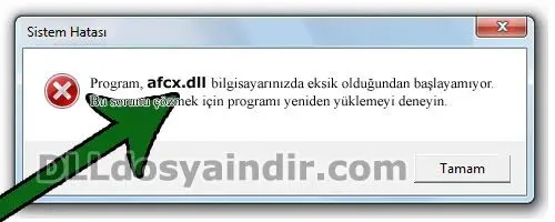 afcx.dll hatası