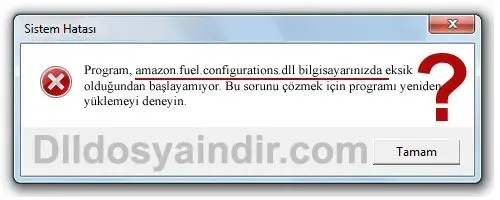 amazon.fuel.configurations.dll hatası