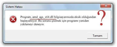 amd_ags_x64.dll hatası