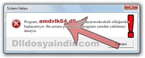 amdvlk64.dll hatası