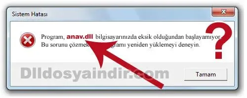 anav.dll hatası