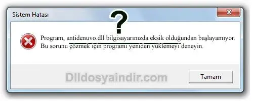 antidenuvo.dll hatası