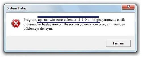 api-ms-win-core-calendar-l1-1-0.dll hatası