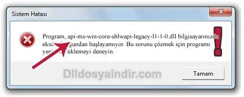 api-ms-win-core-shlwapi-legacy-l1-1-0.dll hatası