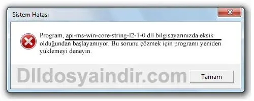 api-ms-win-core-string-l2-1-0.dll hatası