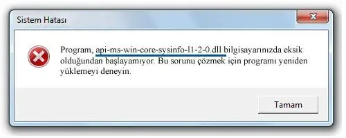 api-ms-win-core-sysinfo-l1-2-0.dll hatası