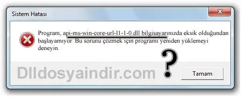 api-ms-win-core-url-l1-1-0.dll hatası