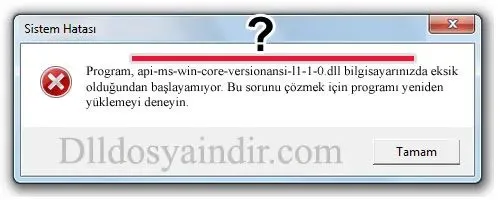 api-ms-win-core-versionansi-l1-1-0.dll hatası