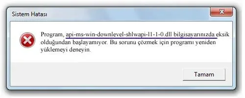 api-ms-win-downlevel-shlwapi-l1-1-0.dll hatası