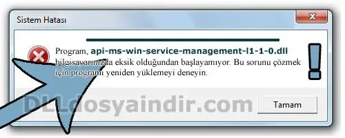 api-ms-win-service-management-l1-1-0.dll hatası