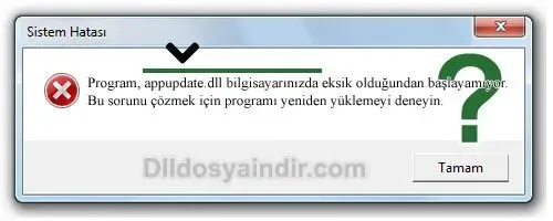 appupdate.dll hatası