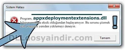 appxdeploymentextensions.dll hatası