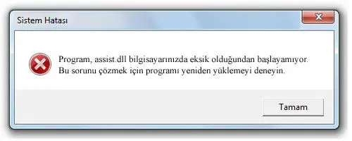 assist.dll hatası