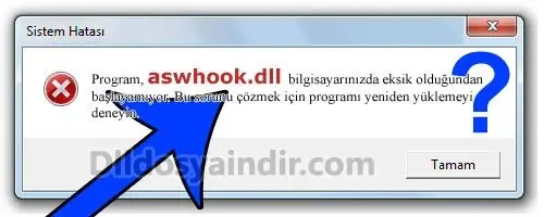 aswhook.dll hatası