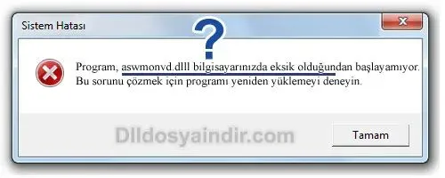 aswmonvd.dll hatası