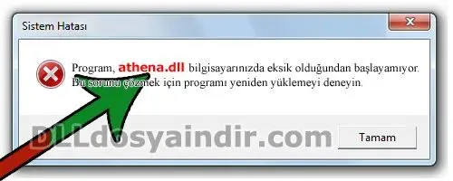 athena.dll hatası