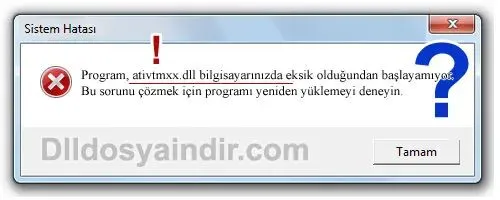 ativtmxx.dll hatası