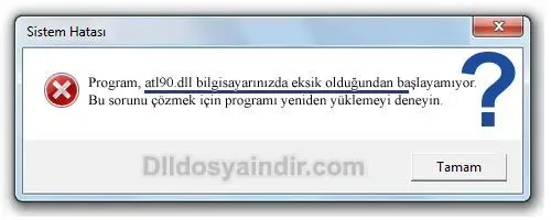 atl90.dll hatası