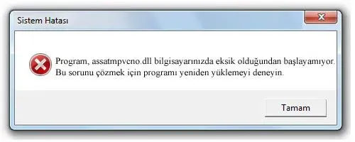 atmpvcno.dll hatası