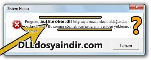 authbroker.dll hatası