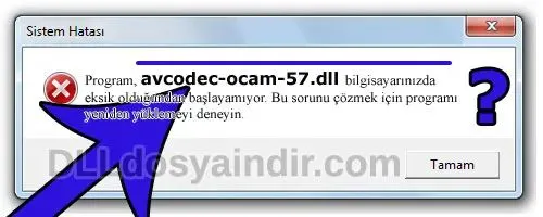 avcodec-ocam-57.dll hatası