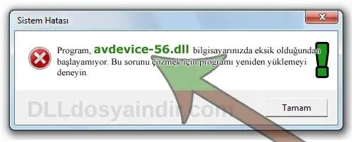 avdevice-56.dll hatası